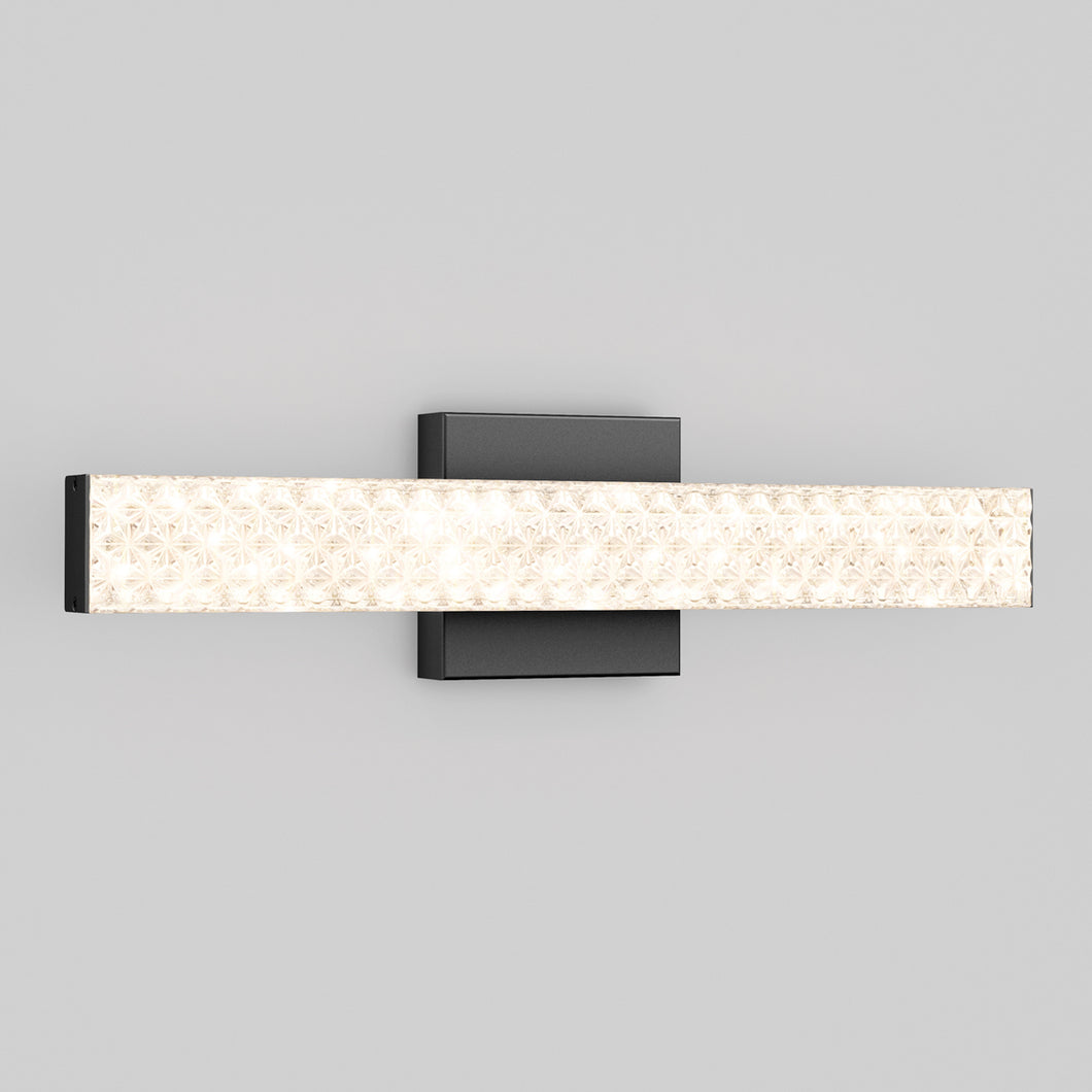 Adeline modern LED bathroom vanity light 3 CCT black