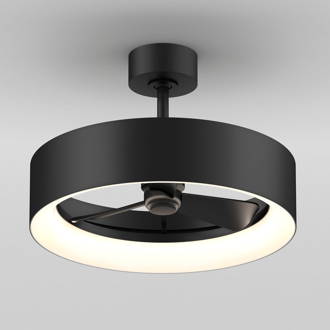 Aiden 24 in. LED modern ceiling fan 3 speeds - with remote