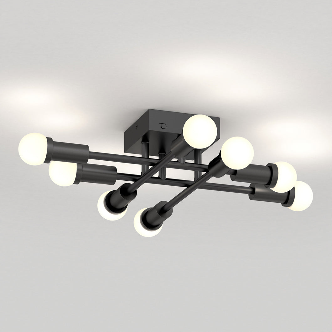 Plafonnier LED intégré Aristo 3CCT noir