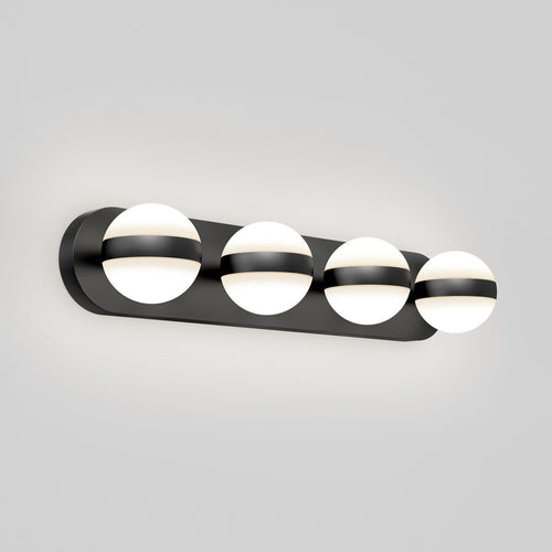 Baldric LED modern bathroom vanity light 3 CCT black