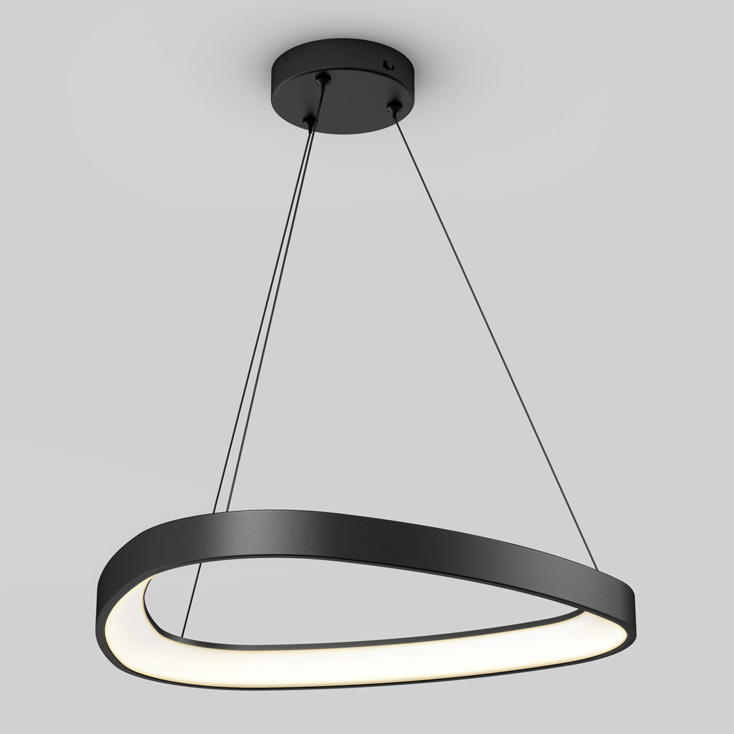 Bjorn modern LED pendant light 5 CCT black
