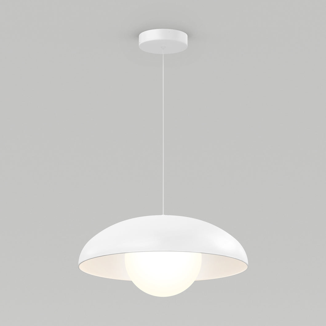 Boden LED modern mid-century pendant light 3 CCT white