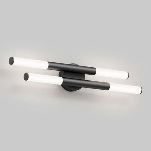 Boro LED modern bathroom vanity light 5 CCT black