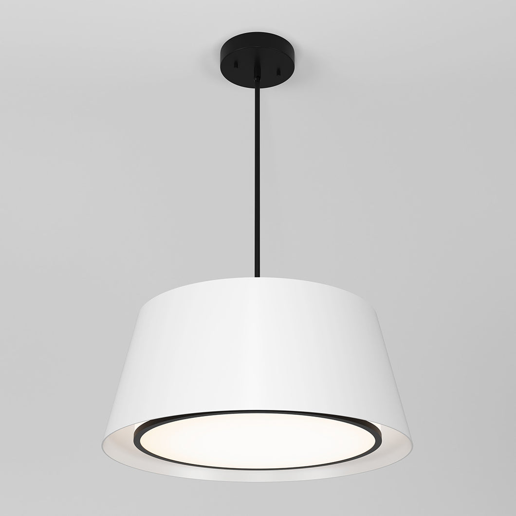 Cappa Integrated LED Pendant Light 3CCT Black and White