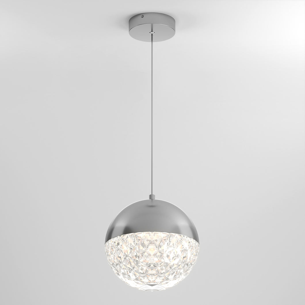 Carat Integrated LED Pendant Light 3CCT Chrome