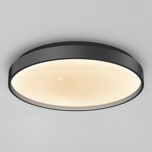 Celestia 15 in. modern LED flush mount light with remote