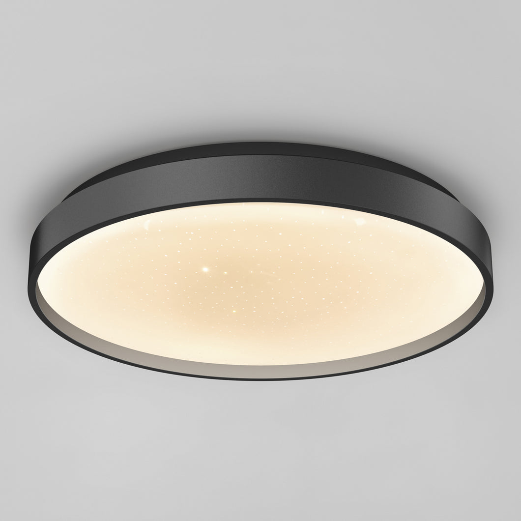 Celestia 15 in. modern LED flush mount light with remote