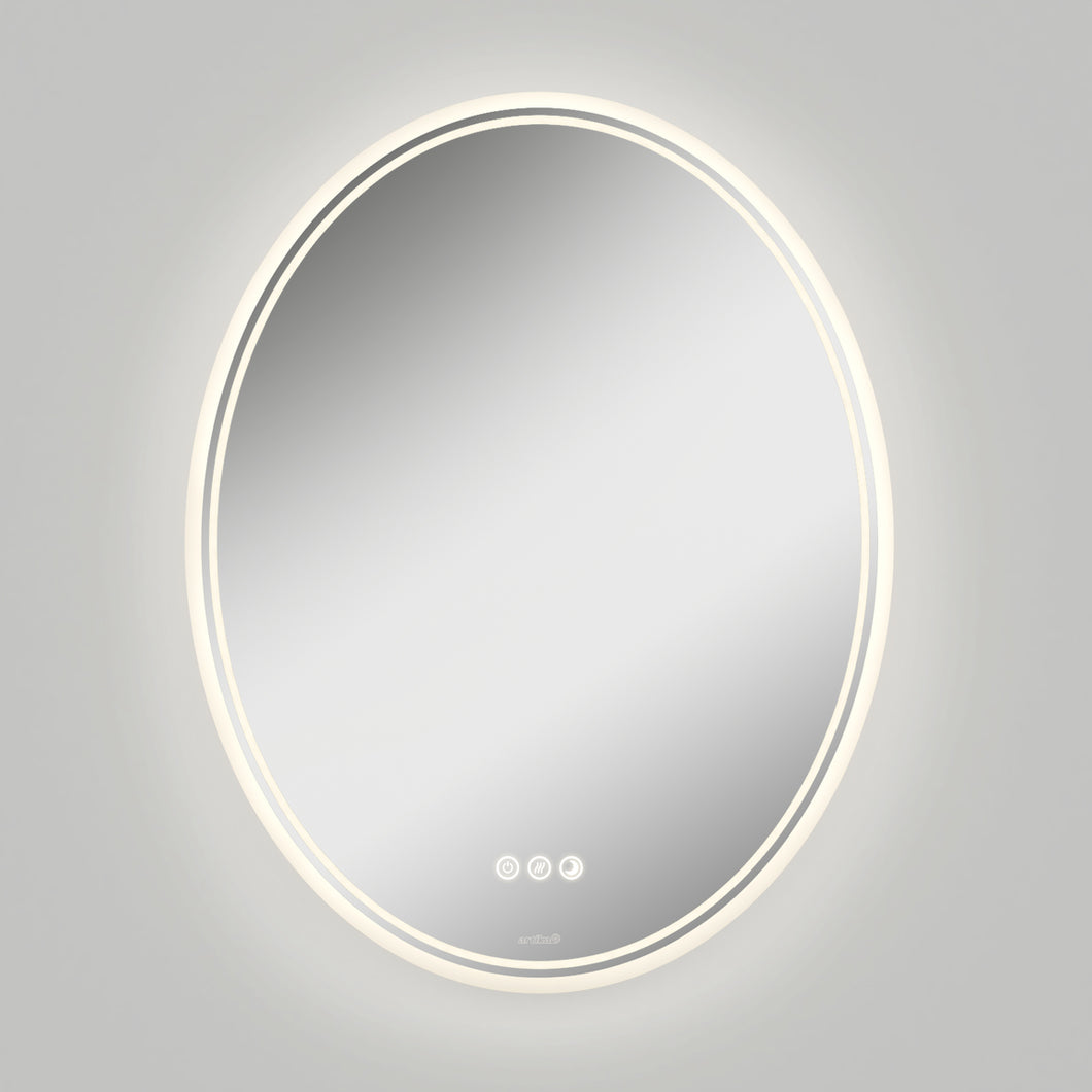 Corby 22 in. x 28 in. LED mirror 3 CCT with defogger