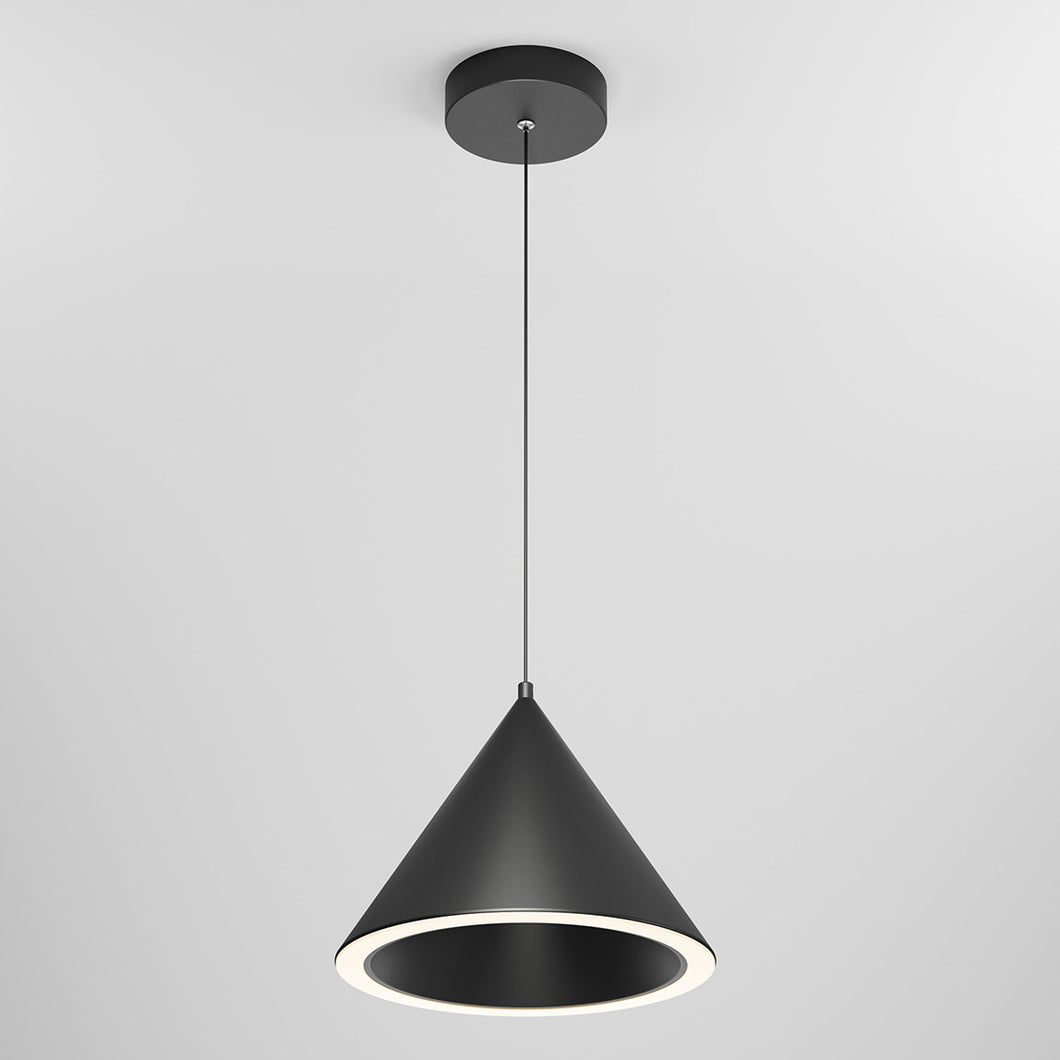 Denali modern LED pendant light 3CCT black