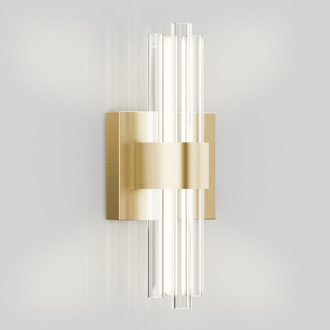 Dorado LED contemporary sconce 3 CCT gold