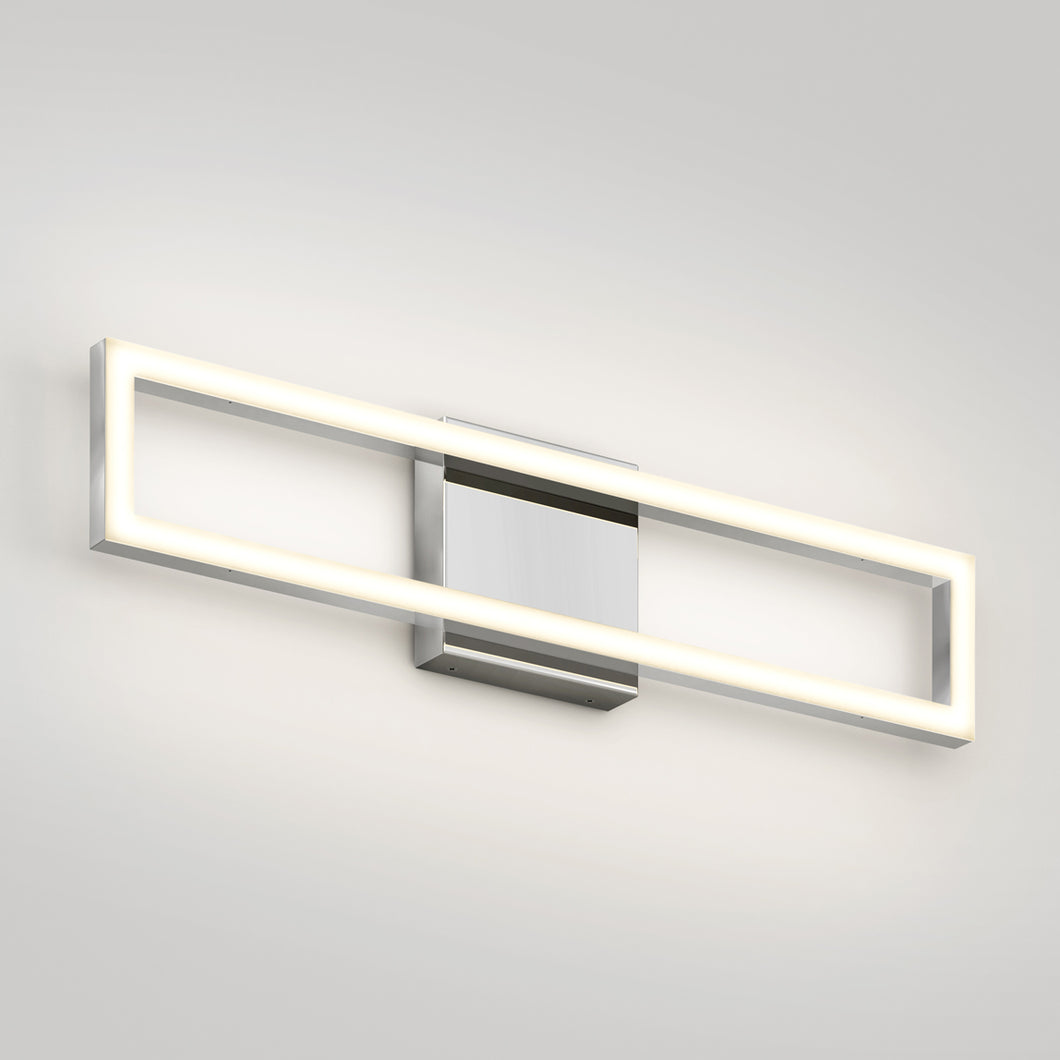 Dover modern LED vanity light 5 CCT chrome