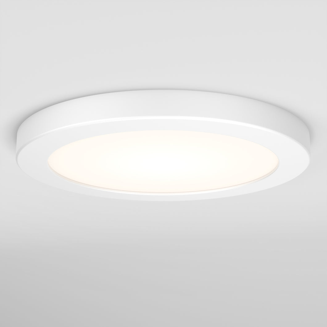 Europa Disk 7 in. LED modern flush mount light 3 CCT white