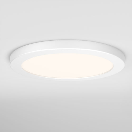 Europa Disk 9 in. LED modern flush mount light 3 CCT white