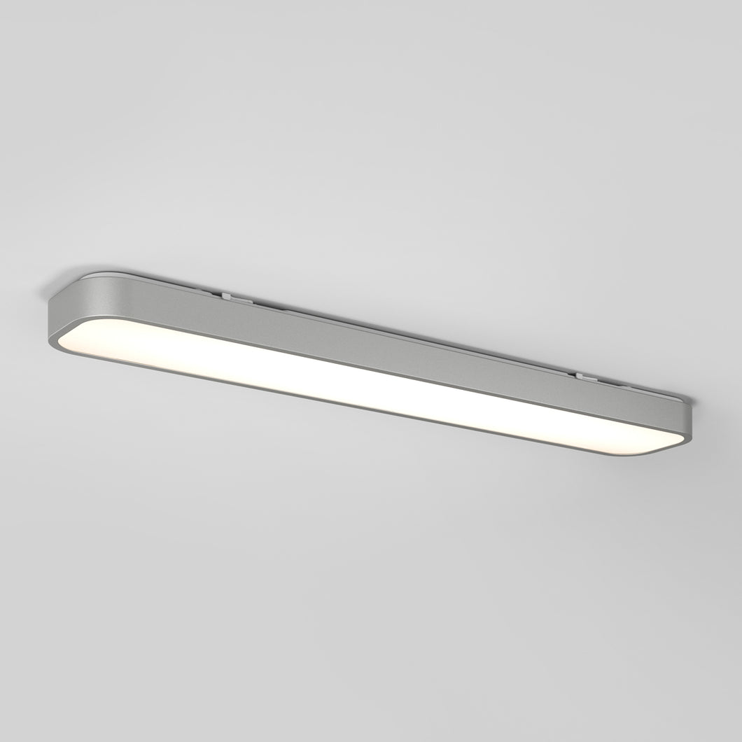 Europa 36 LED Flush Mount Light Silver - With Remote