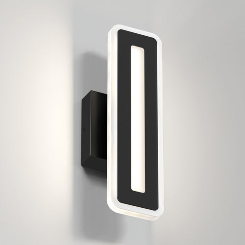 Evasion LED modern outdoor wall light 3 CCT black