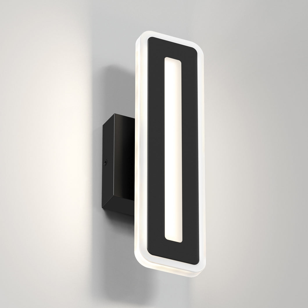 Evasion LED modern outdoor wall light 3 CCT black