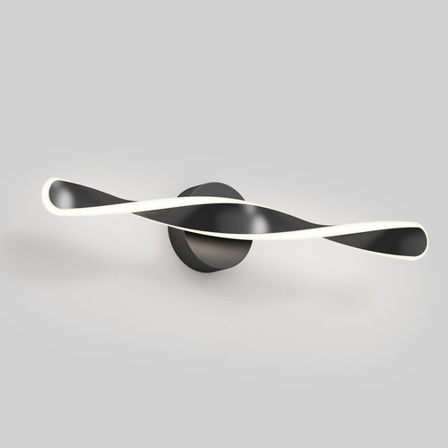 Finley LED modern bathroom vanity light 3 CCT black