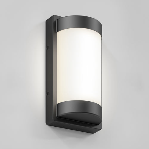Fogo modern LED outdoor wall light 5CCT matte black
