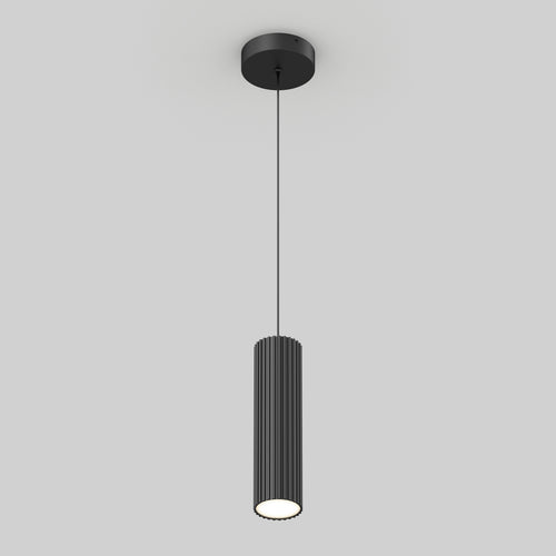 Groove LED modern pendant light 3 CCT Black
