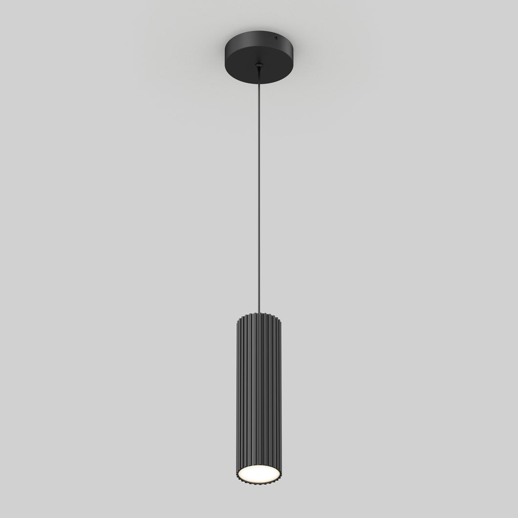 Groove LED modern pendant light 3 CCT Black