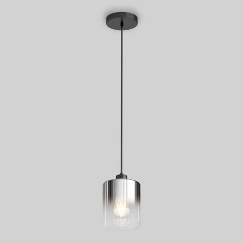 Haze Pendant light black glass