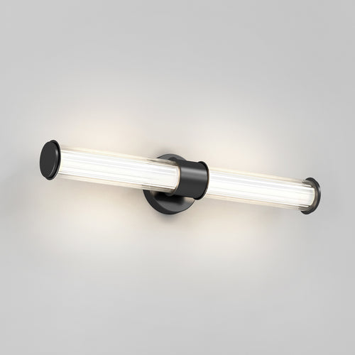 Kendra LED contemporary bathroom vanity light 3 CCT black