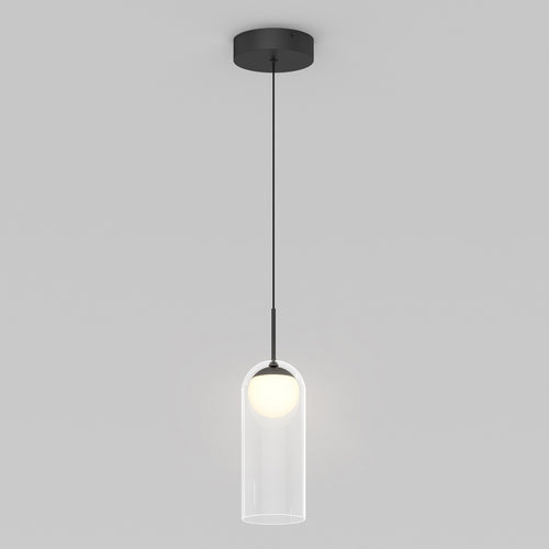 Mirah LED modern mid-century pendant light 3 CCT black