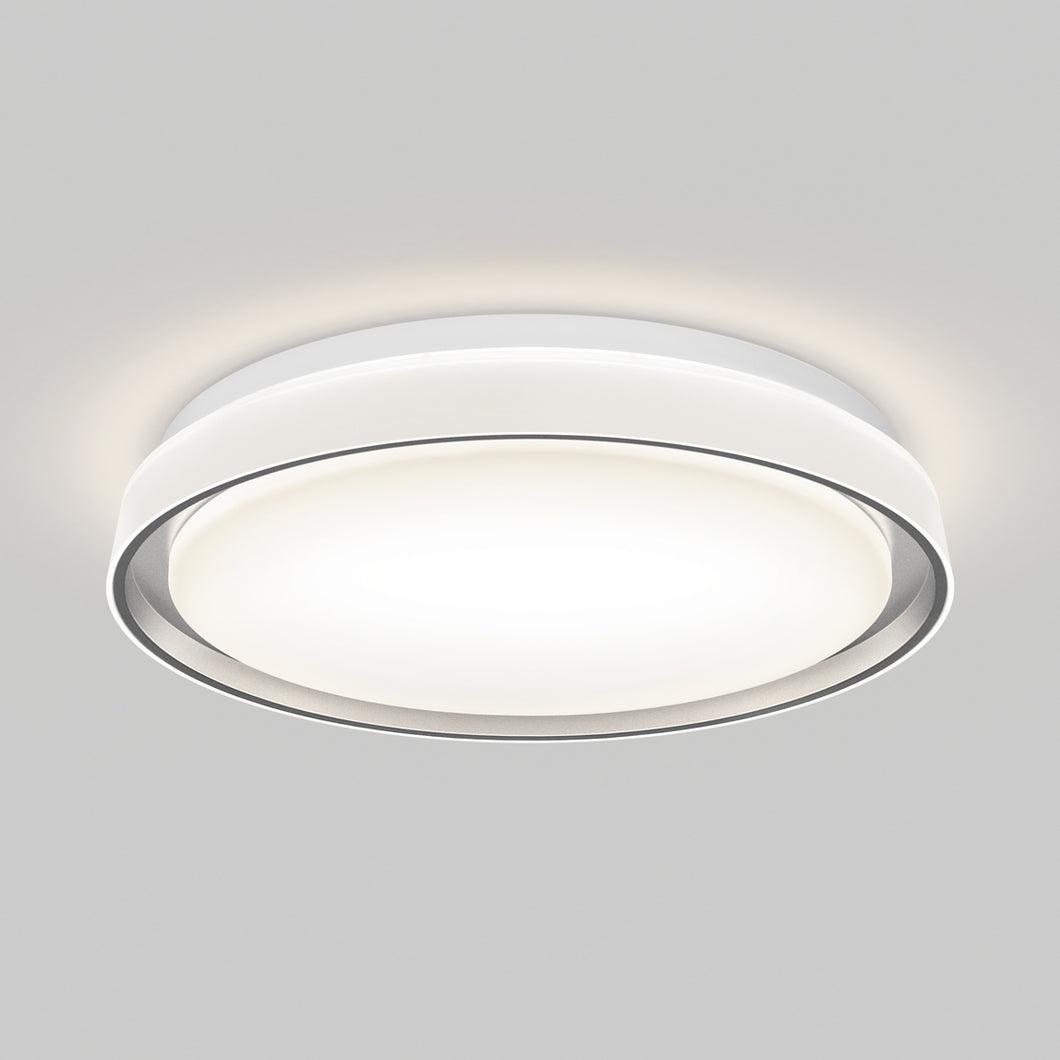 Niko 15.5 in. modern LED flush mount light 5 CCT white