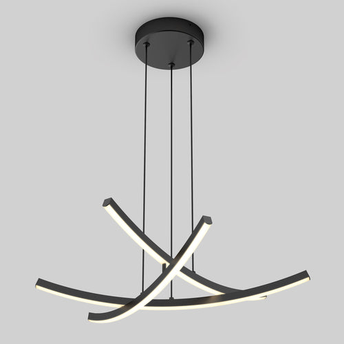 Orly modern LED pendant light 5 CCT black