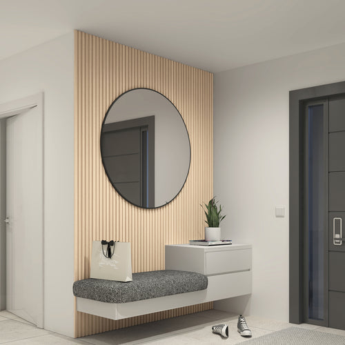 Panolok 30.67 ft oak wall panel kit - pack of 8