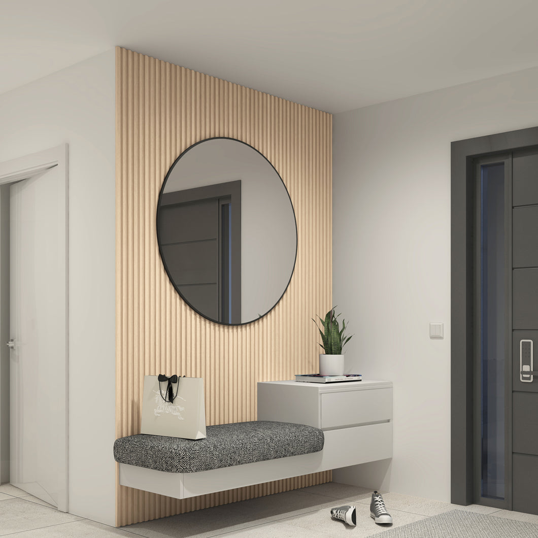 Panolok 30.67 ft oak wall panel kit - pack of 8