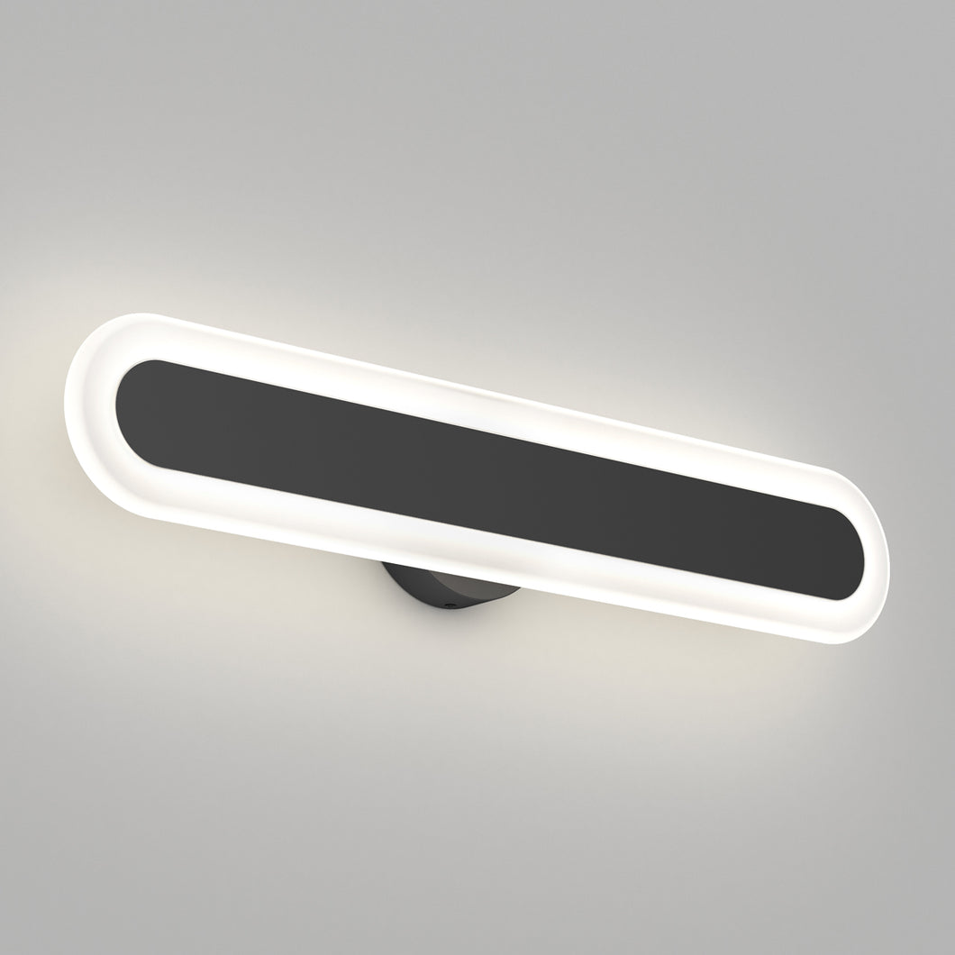 Pista modern LED bathroom vanity light 5 CCT black