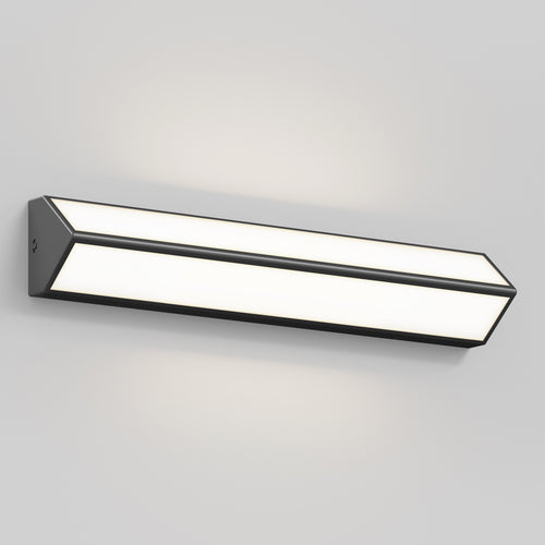 Preston LED modern bathroom vanity light 3 CCT black