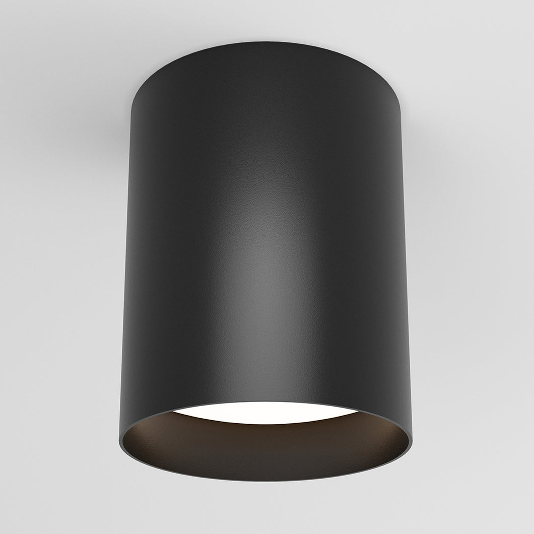 Radius Integrated LED Flush Mount Light 3CCT Black