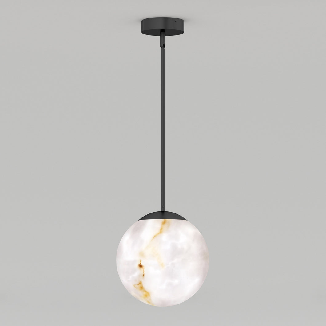 Selena LED contemporary pendant light 3 CCT marble effect