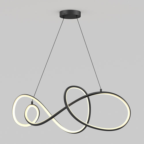 Siena modern LED pendant light 5 CCT black