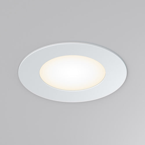 Skyview - 4in Recessed Downlight, Slim Panel , 5CCT WHITE