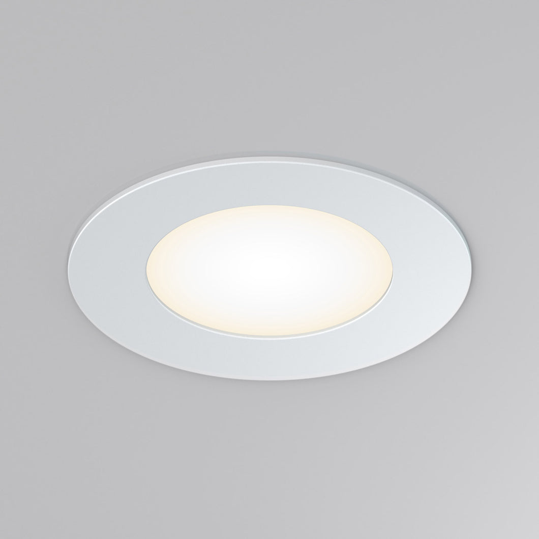 Skyview - 4in Recessed Downlight, Slim Panel , 5CCT WHITE