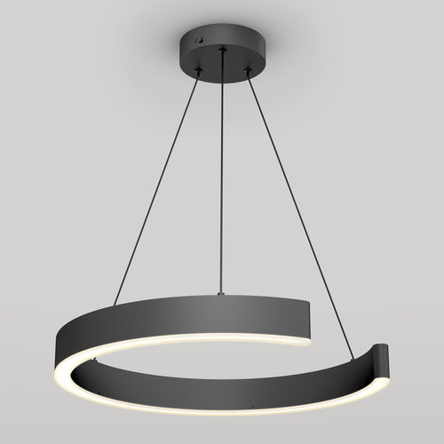 Vance modern LED pendant light 3 CCT black