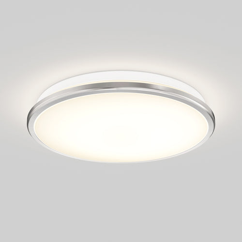 Vera 13 in. LED modern flush mount light chrome