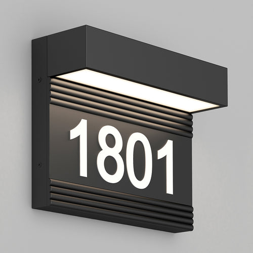 Headline Integrated LED Outdoor Light Matt Black