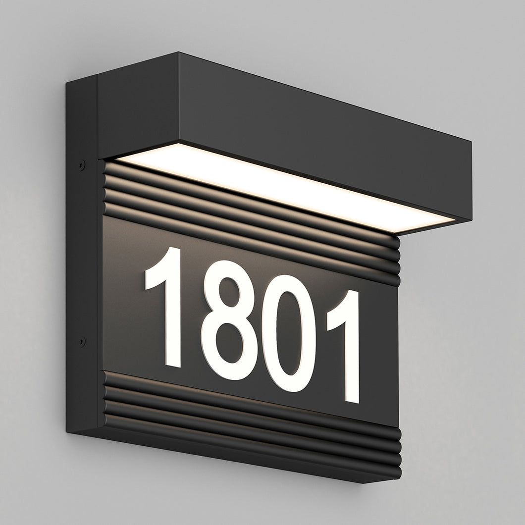 Headline Integrated LED Outdoor Light Matt Black