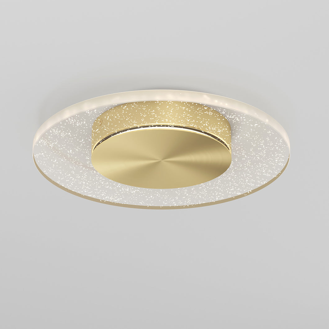 Essence Disk Integrated LED Flush Mount Gold