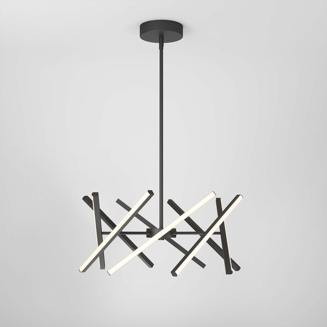 Malibu Integrated LED Pendant Light 3CCT Black