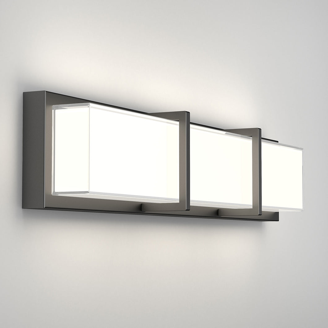 Subway Integrated LED Vanity Light Black