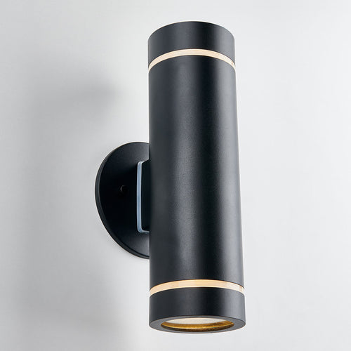 C7 Black Outdoor Wall Light
