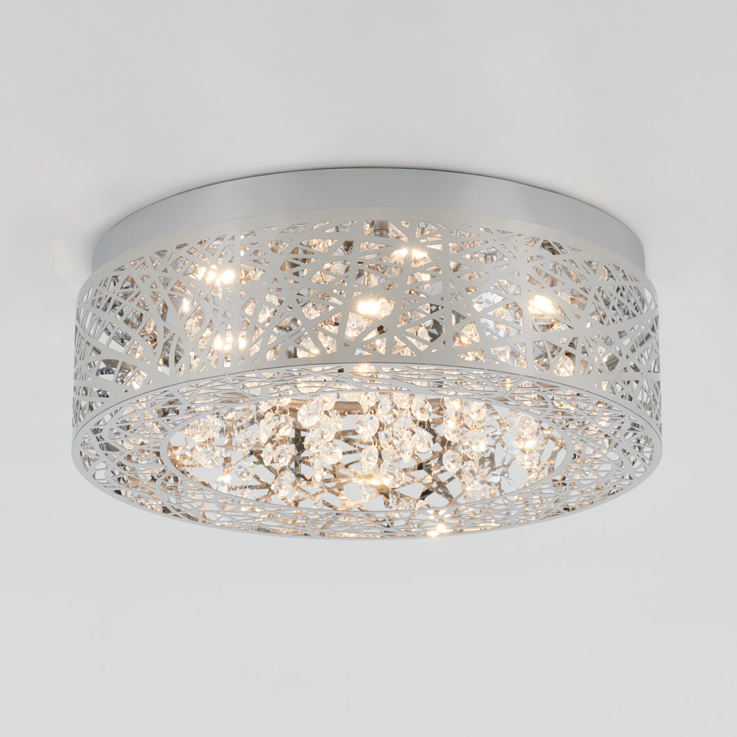 Crystal Nest Integrated LED Flush Mount