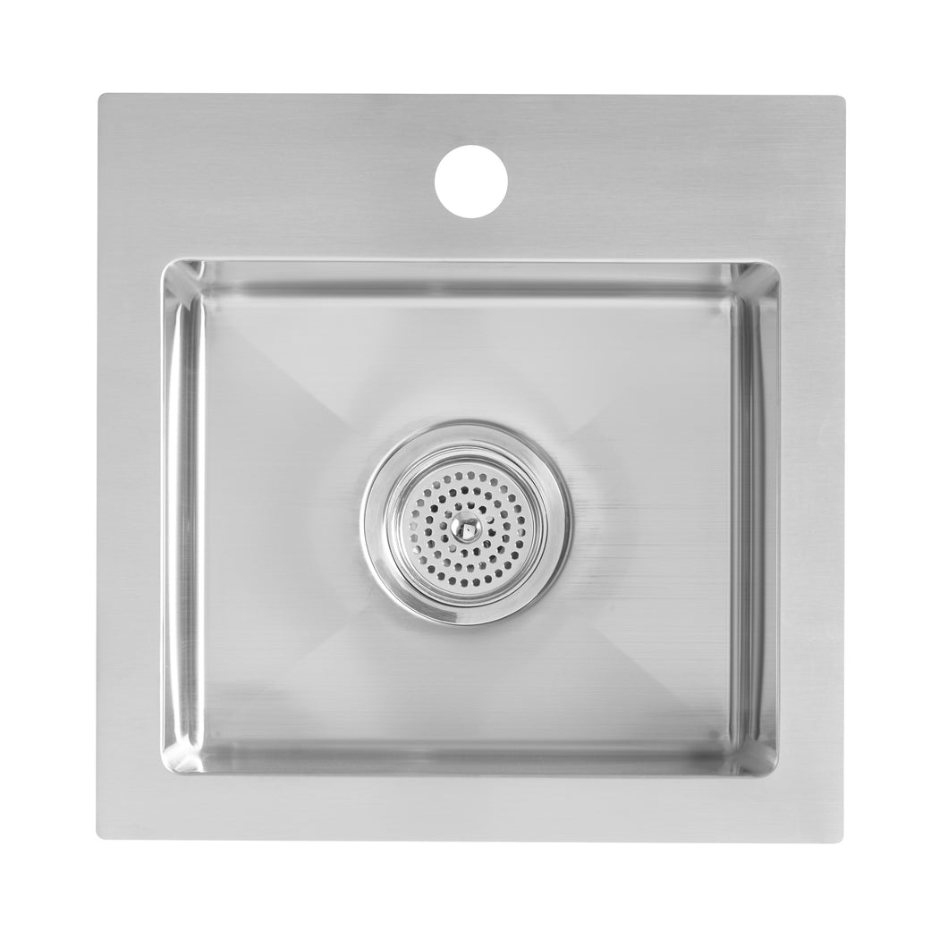 Plaza Bar Single Bowl Sink Stainless Steel