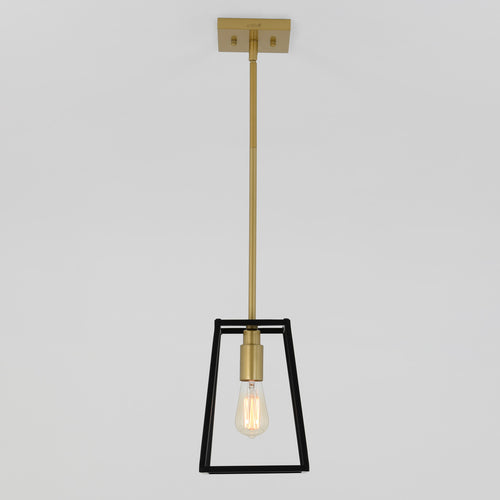 Carter Pendant Light Black and Gold