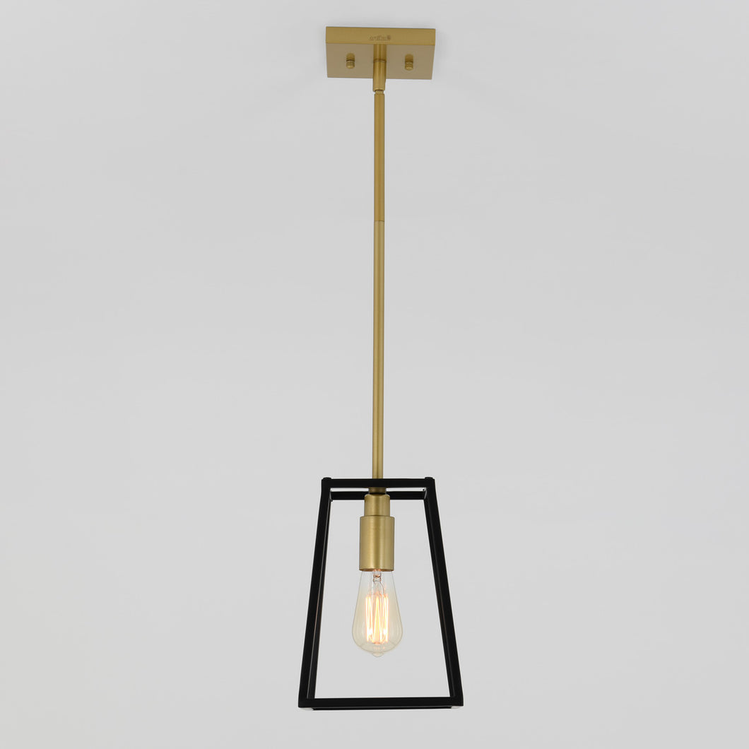 Carter Pendant Light Black and Gold